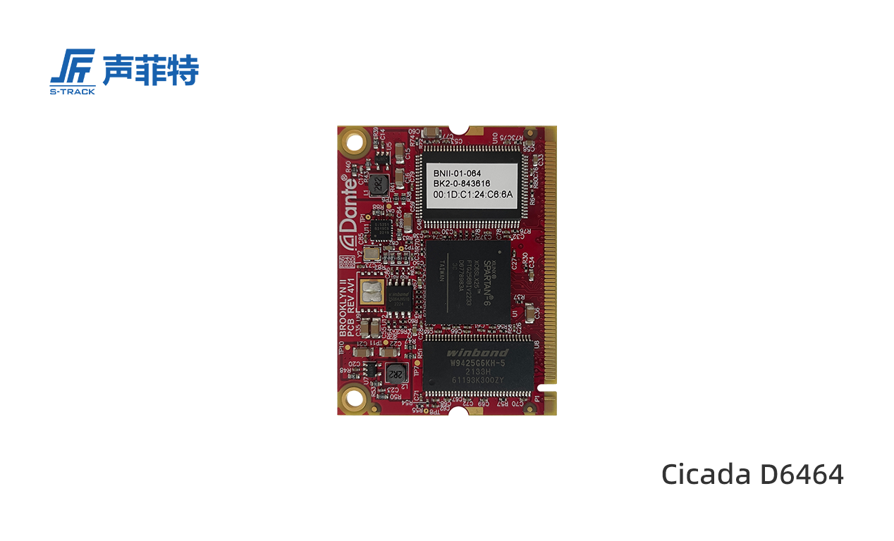 声菲特Dante网络接口模块,Cicada D6464
